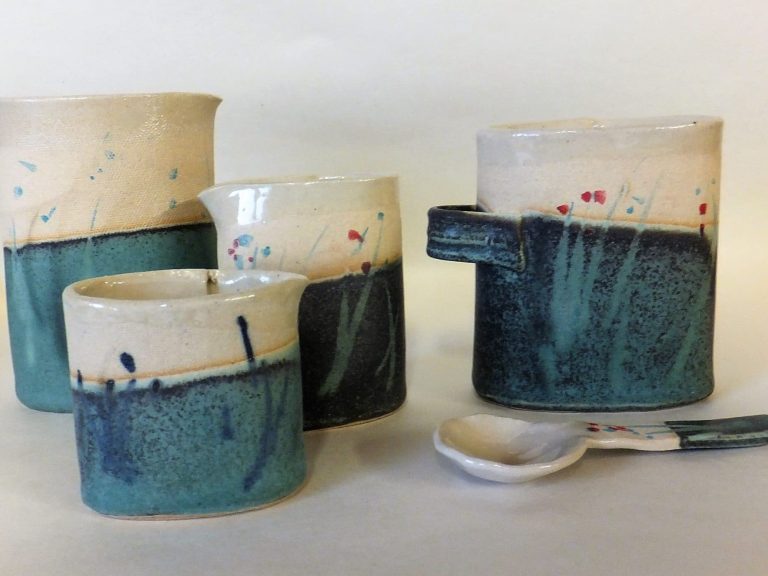 Julie Ward Ceramics Shoreline jugs and vessels